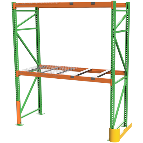 Pallet racking components for sale in houston texas from a warehouse racking supplier named US Pallet Racks.