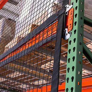 pallet rack accessories called safety netting sold by US Pallet Racks in Houston Texas