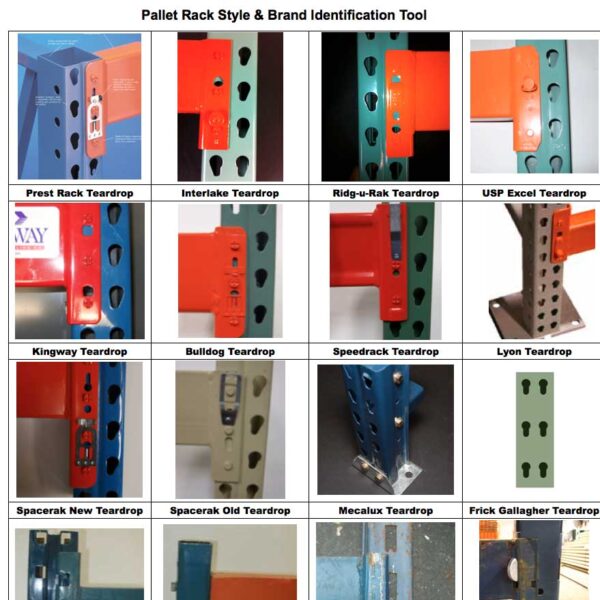 used pallet racking identification guide