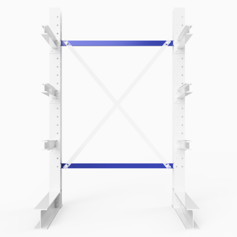 Single Horizontal Frame Racking Cantilever Racking Horizontal Braces 96